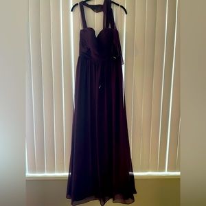 Deep purple formal dress